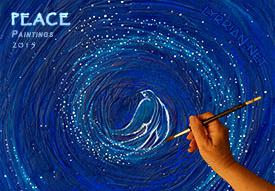 Hand painted Peace Harmony
